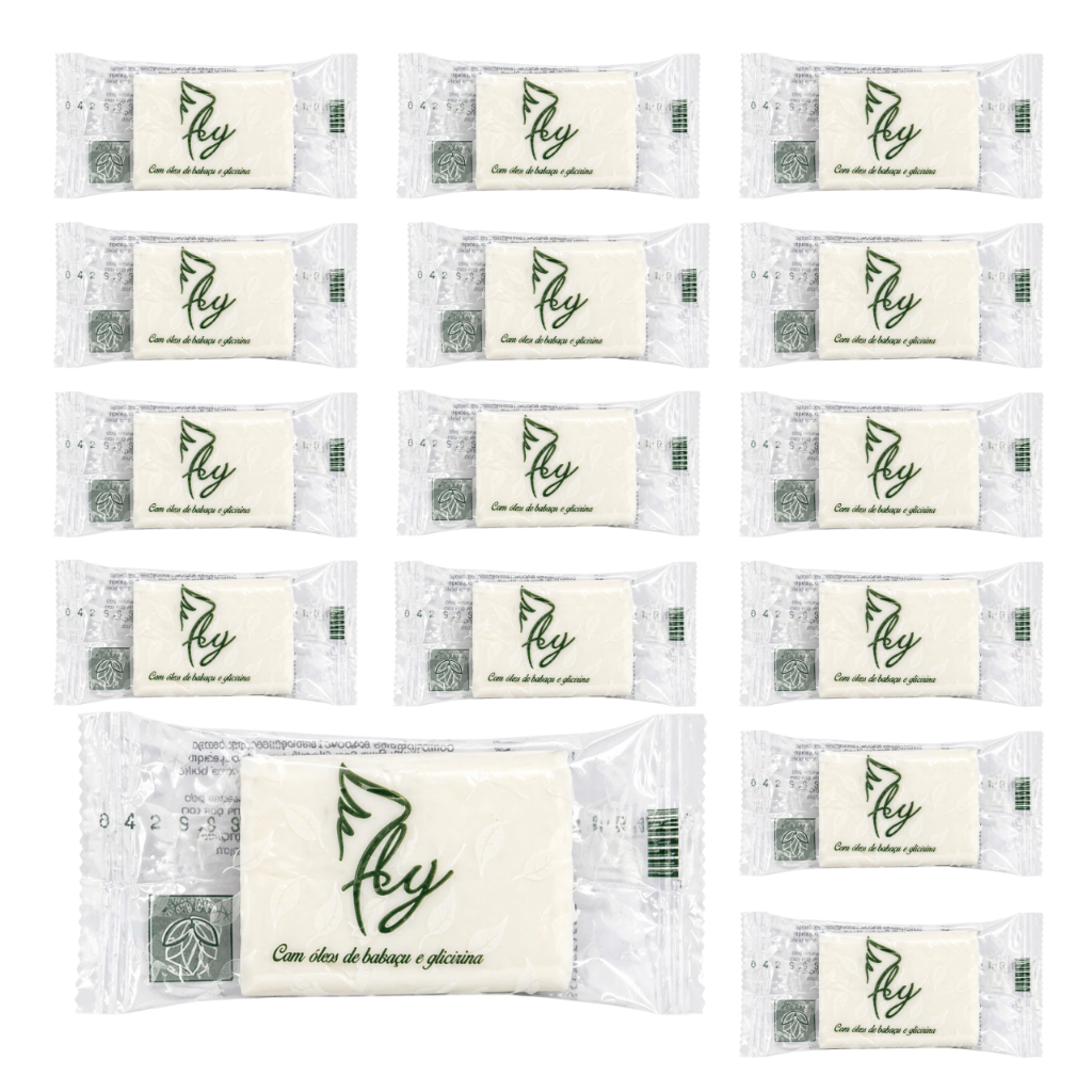 Kit Mini Sabonete 11g Amenities Fly Floral Hotel Motel Airbnb Pousada Hospital
