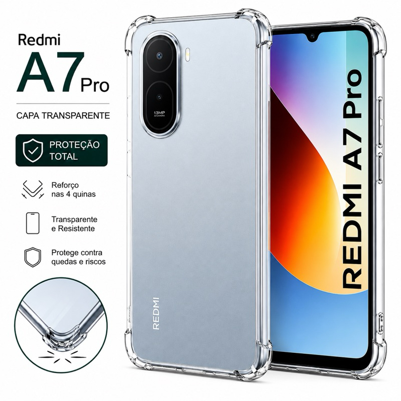 Xiaomi Redmi A7 Pro - Capa Transparente