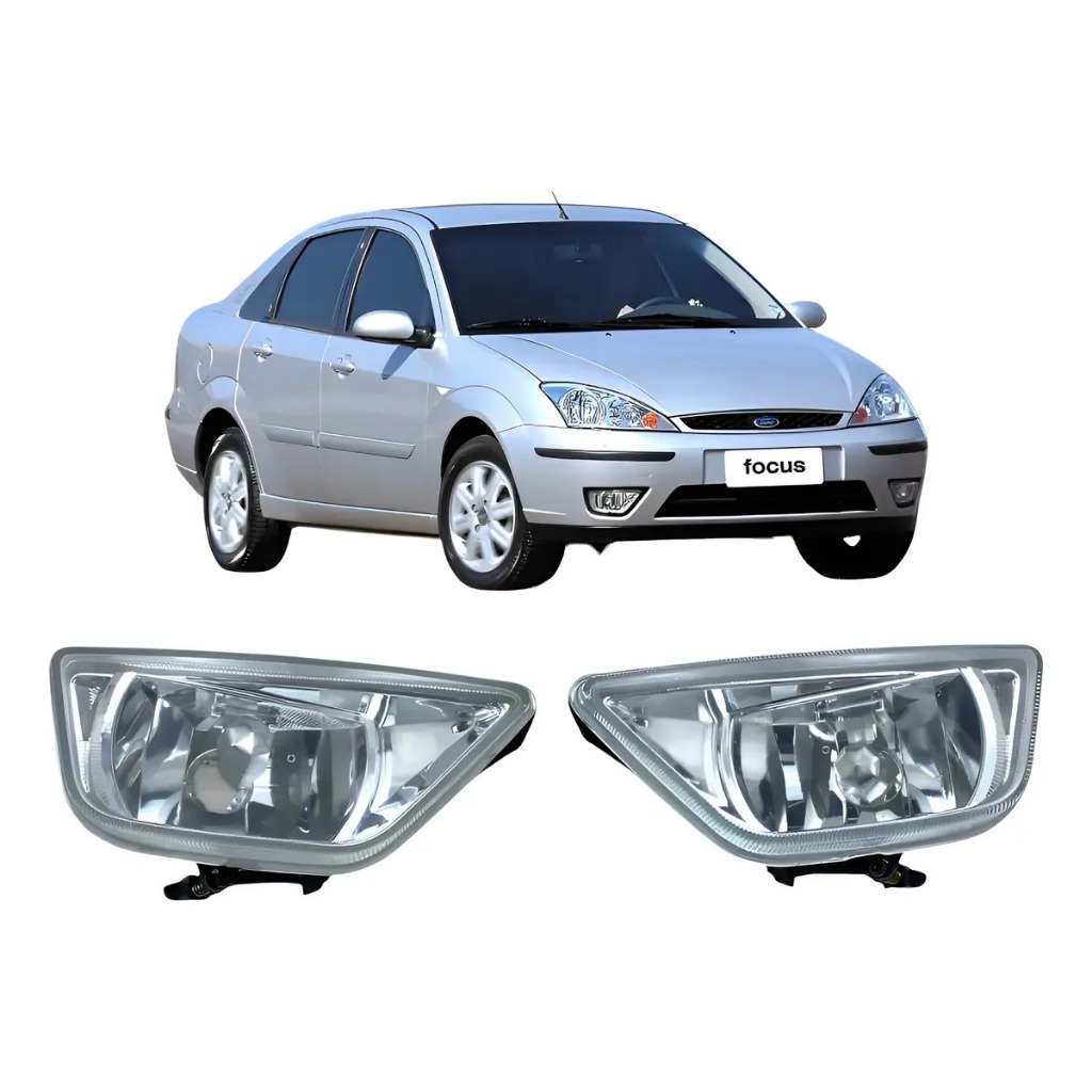 Farol Milha Auxiliar Focus 2004 2005 2006 2007 2008 Lente De Vidro