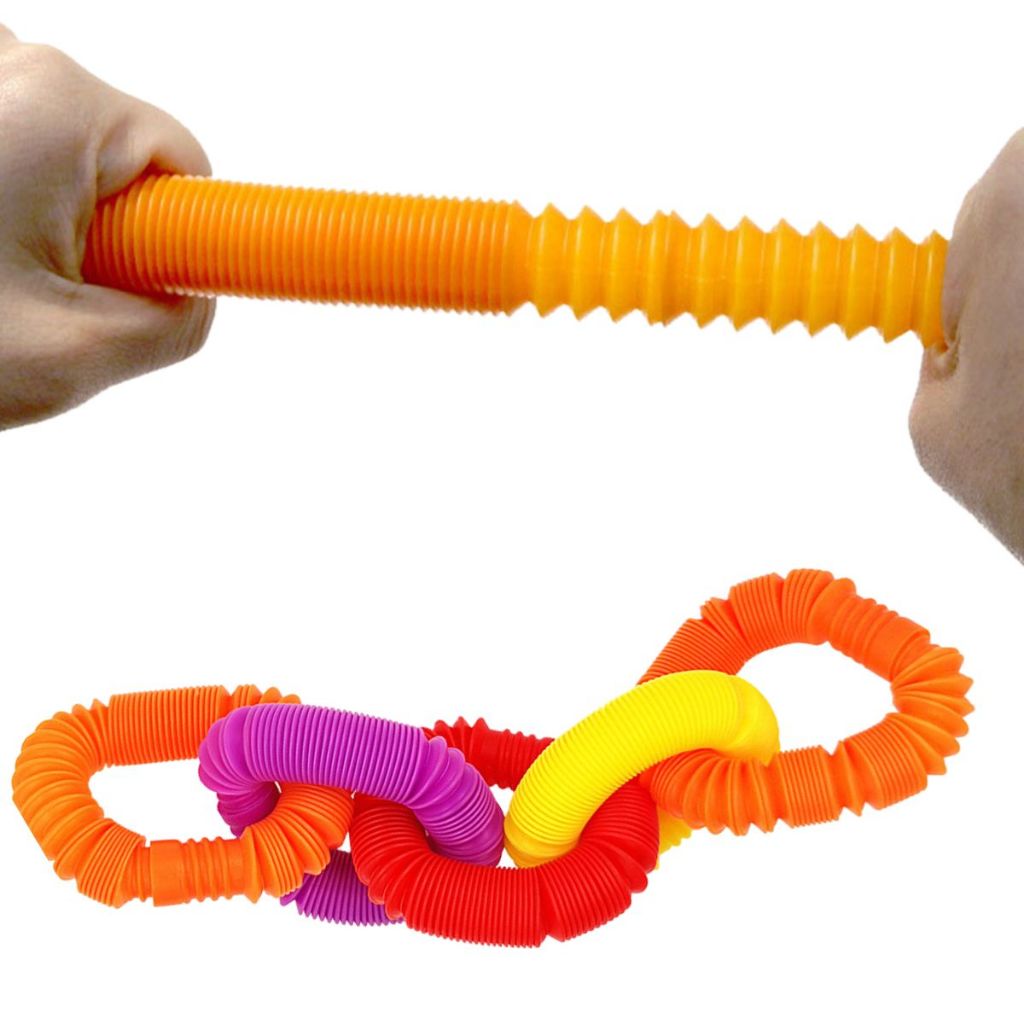 Detalhes do Kit 12 Fidget Poptube Divertido Sensorial Com Led Brinquedo Aniversário Lembrancinha