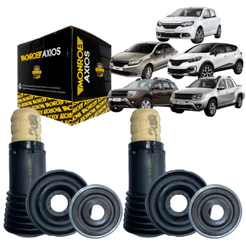 Par Kit Amortecedor Dianteiro Axios Sandero Logan Duster Oroch Captur