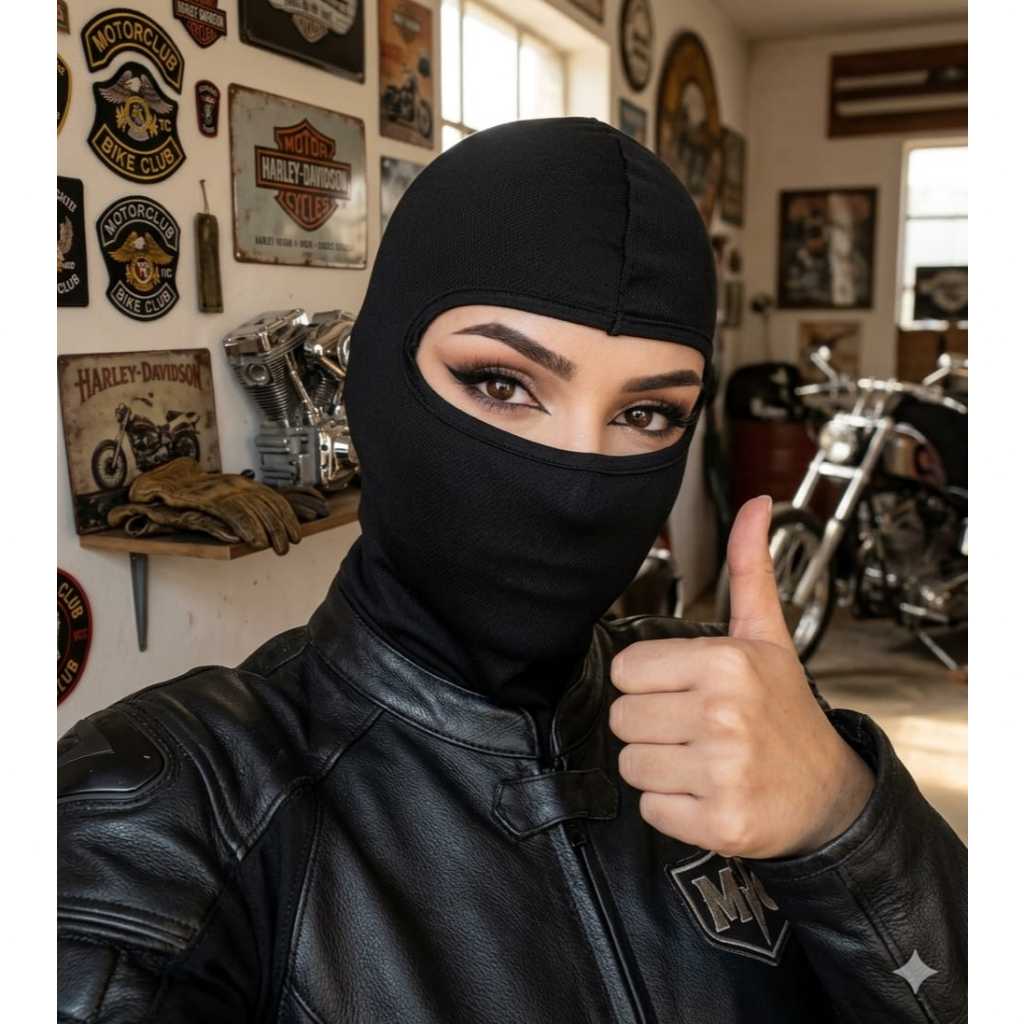 Touca ninja touca balaclava proteção contra frio vento motoboy termica mascara unisex moto