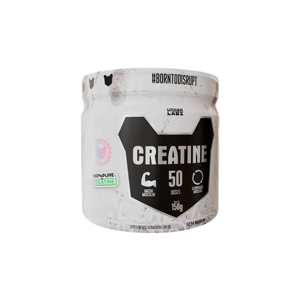 Creatina 100% Monohidratada Pura 300g Pote Under Labz