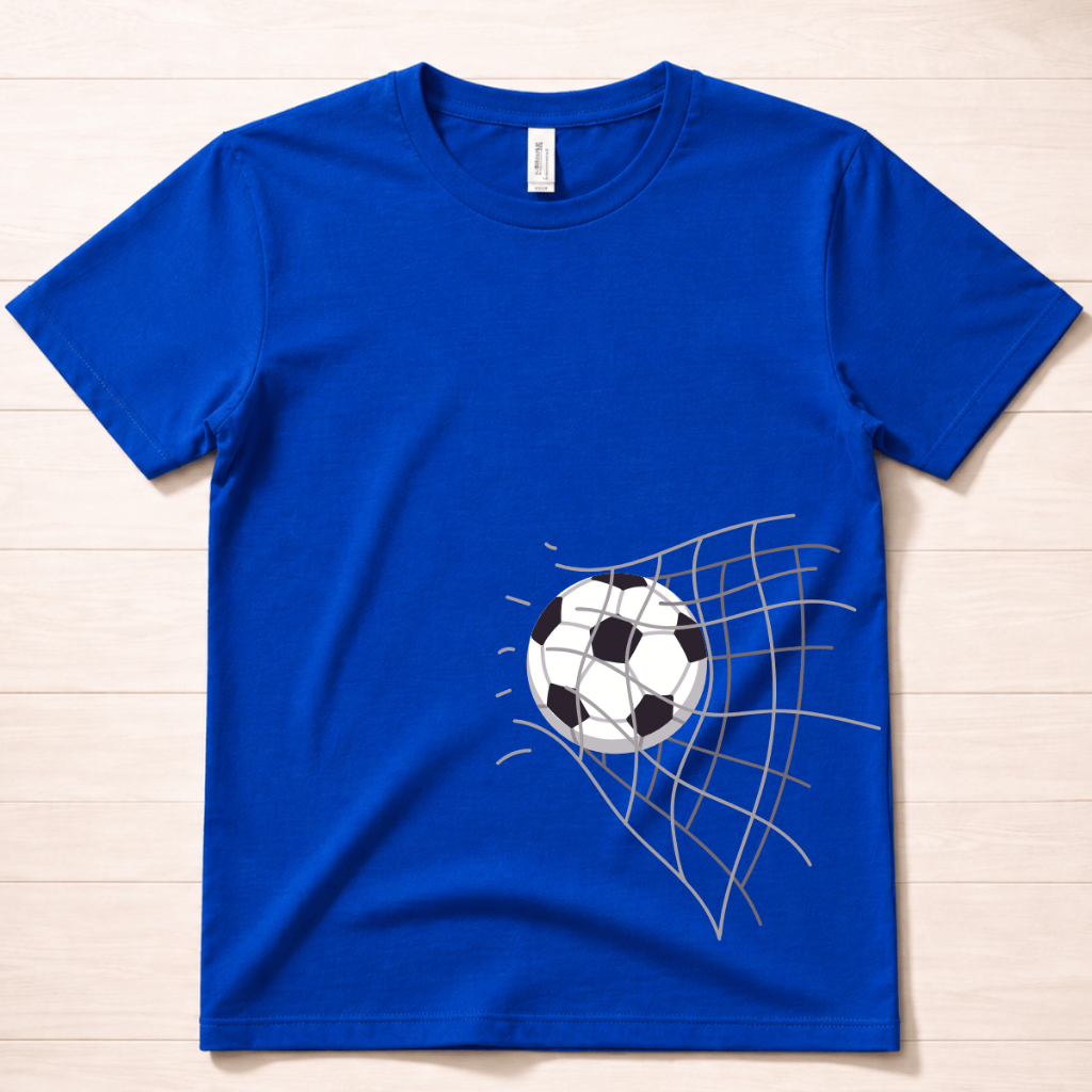 Camisa Infantil Bola Rede Futebol Menino 100% Algodão Confortável