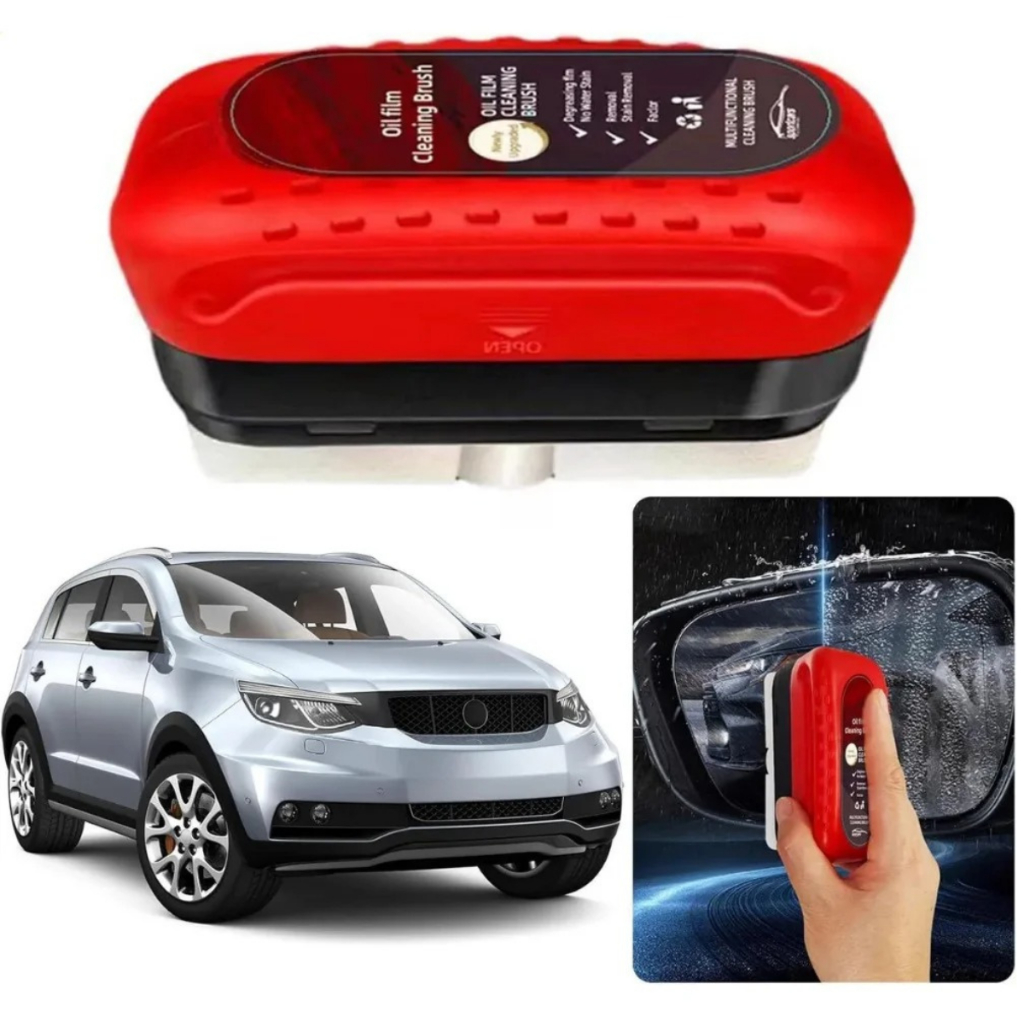 120ml  Limpador De Vidro Esponja Automotiva Escova De Limpeza Para-Brisa Óleo Filme Agente De Polimento Anti Mancha
