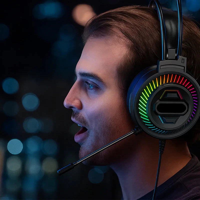 Headset Gamer com Microfone Delta-f7140 para PC — foto 4