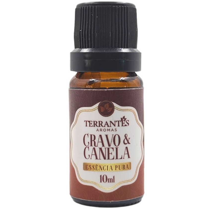 Essência Pura Cravo e Canela Terrantês - 10 ml Premium Difusor Elétrico Umidificador