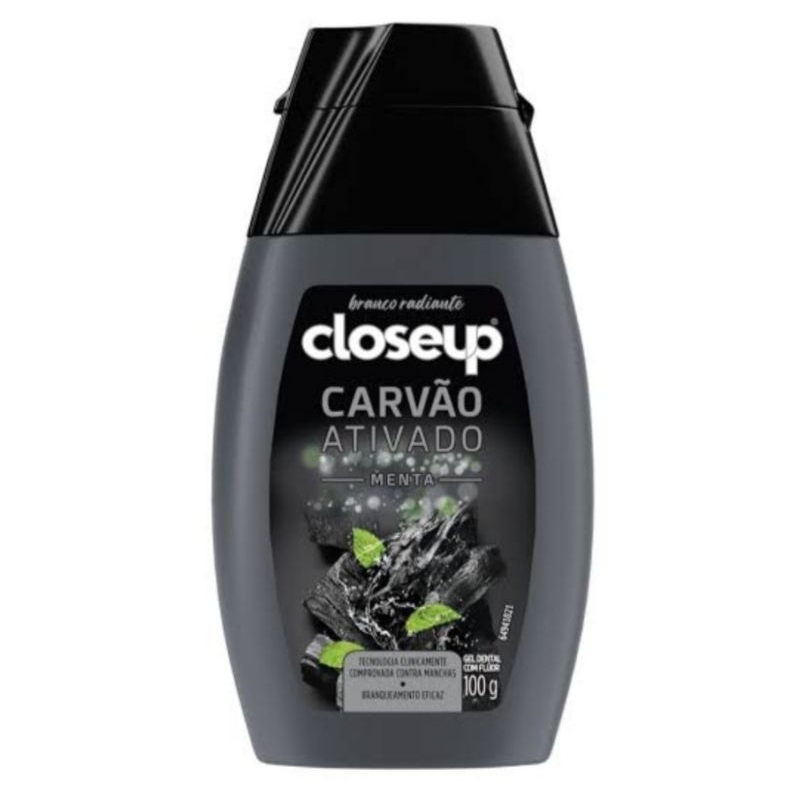 Creme dental closeup carvão ativado liquifresh 100g cada
