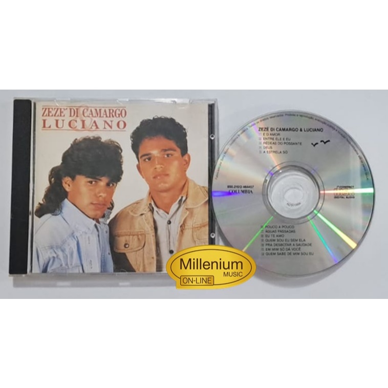 CD Zezé Di Camargo & Luciano É o Amor 1991 Original Gravadora Colecionador Ótimo Estado