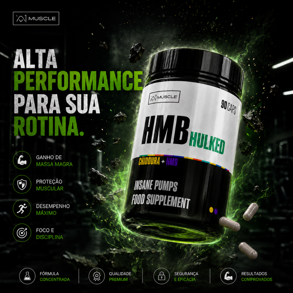 Hulked Ganho De Massa Muscular HIPERTROFIA