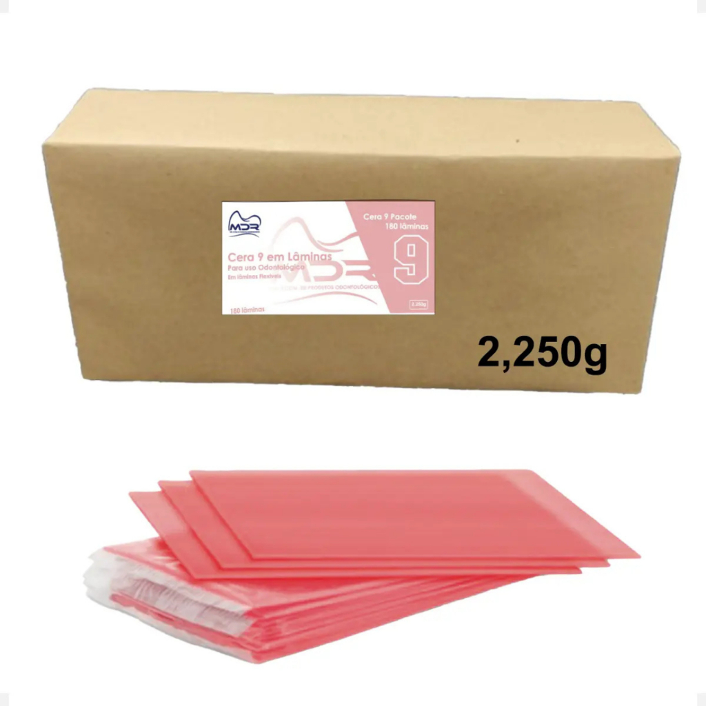 Cera Rosa 9 Odontológica Pacote Econômico Com 2,250kg - Mdr