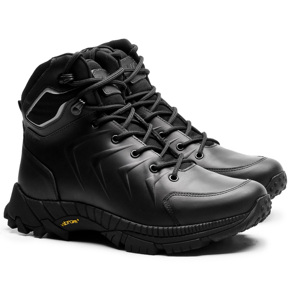 Coturno Adventure Masculino VNT Explore Bota Resistente a Água em Couro para Trilhas e Cidade