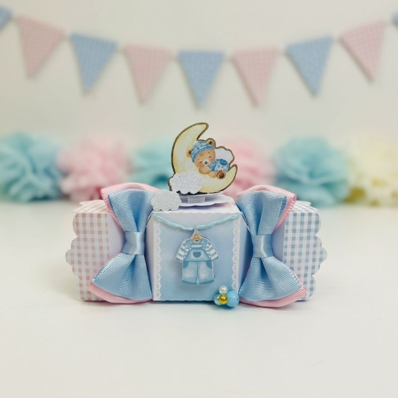 kit caixinhas personalizadas chá revelação/festa,mimos,lembrancinhas,caixinhas,infantil, aniversário