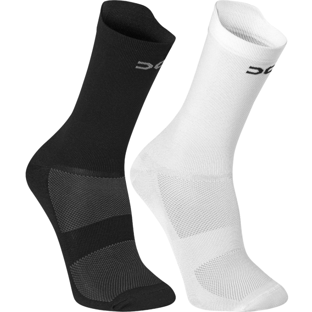 Kit 2 Meias Respiráveis Esportivas Academia Fit Corrida Pilates Adulto Ciclismo Cano Médio Sport Gym