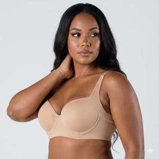 Sutiã de Bojo PLUS SIZE Alta Sustentação Reforçada Com Aro Microfibra Premium Dia Dia