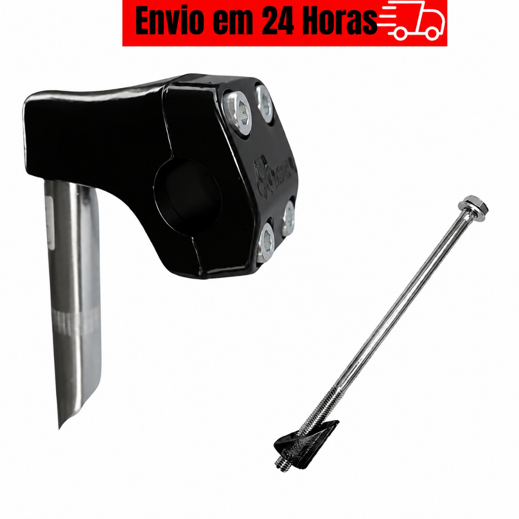 Mesa Suporte De Guidão Frontal Bicicleta Bmx Cross Freestyle Bike Parafuso Expander Caneta Cross 21.1mm