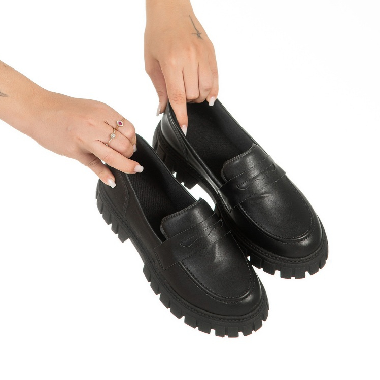 MOCASSIM Feminino Sapato Tratorado Oxford Confortavel dia a dia Sapatinho Fechado Trabalho Estiloso