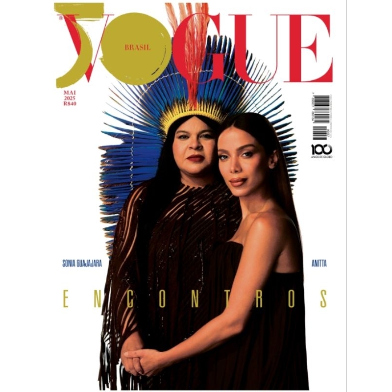 Revista Vogue Edição 557 Maio 2025 Anitta com Sonia Guajajara