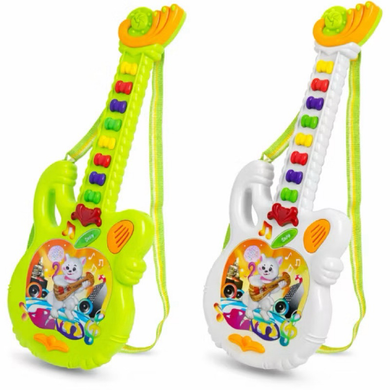 Guitarra Infantil Musical com Luz e Som – Brinquedo Educativo para Crianças