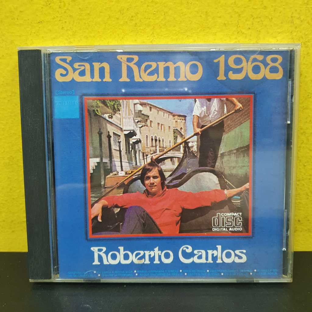 CD Roberto Carlos - Ano 1968 - San Remo / Original Usado