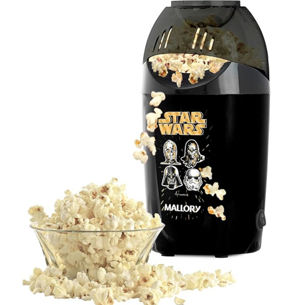 Pipoqueira Elétrica Mallory Star Wars 127V Saudável Compacta Sem Óleo