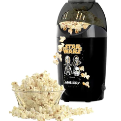 Pipoqueira Elétrica Mallory Star Wars 127V Saudável Compacta Sem Óleo