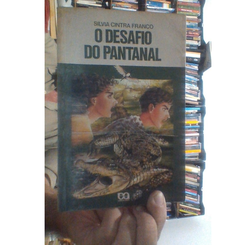 livro da coleção vaga-lume, o desafio do pantanal, Silvia Cintra Franco, ed ática