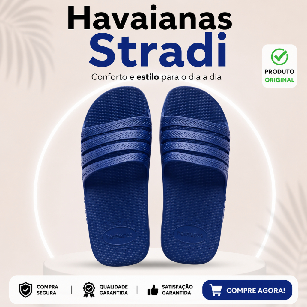 Promoção Chinelo Havaianas Slide Stradi Conforto e Estilo Original