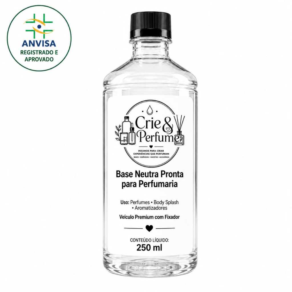 Base Para Perfume Com Fixador 250 Ml