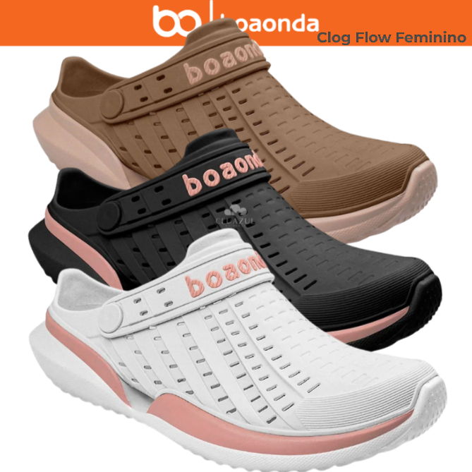 Babuche Feminino Boaonda Flow Original Conforto Antiderrapante