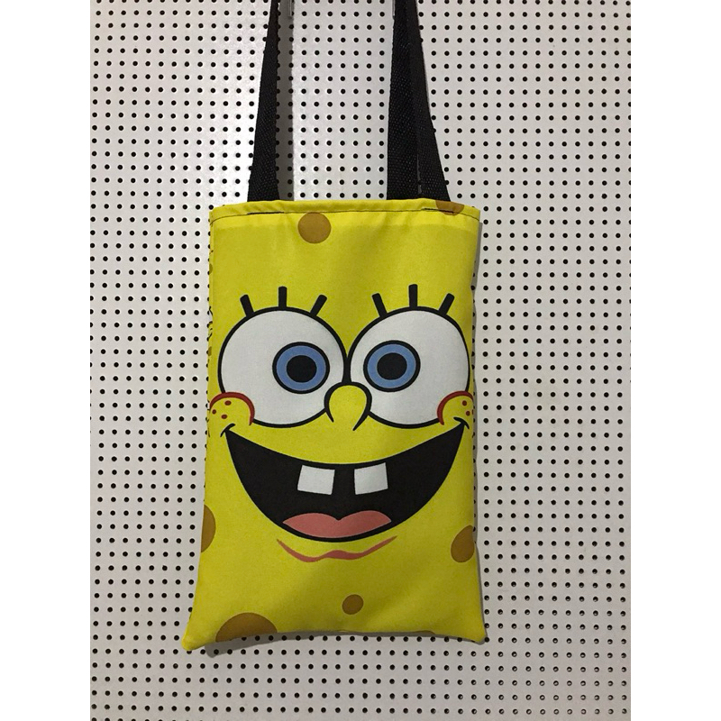 Ecobag Bob Esponja Dupla Face Bolsa Estampada Feminina