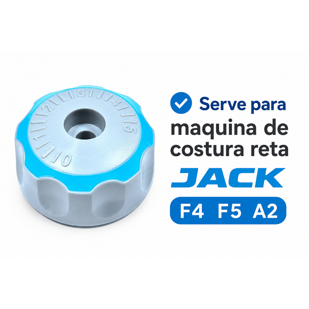 Botão do Comprimento do Ponto Reta Jack F4 - F5 - A2 - Reta Industrial Direct Drive - Envio Rápido