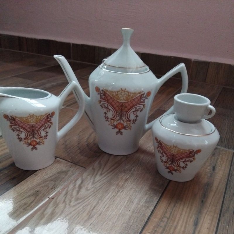 trio porcelana pozzani