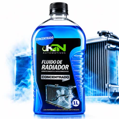 Aditivo Radiador Azul Concentrado 1L K&N Original Fluido Arrefecimento Anticorrosivo Carro Moto Proteção Motor