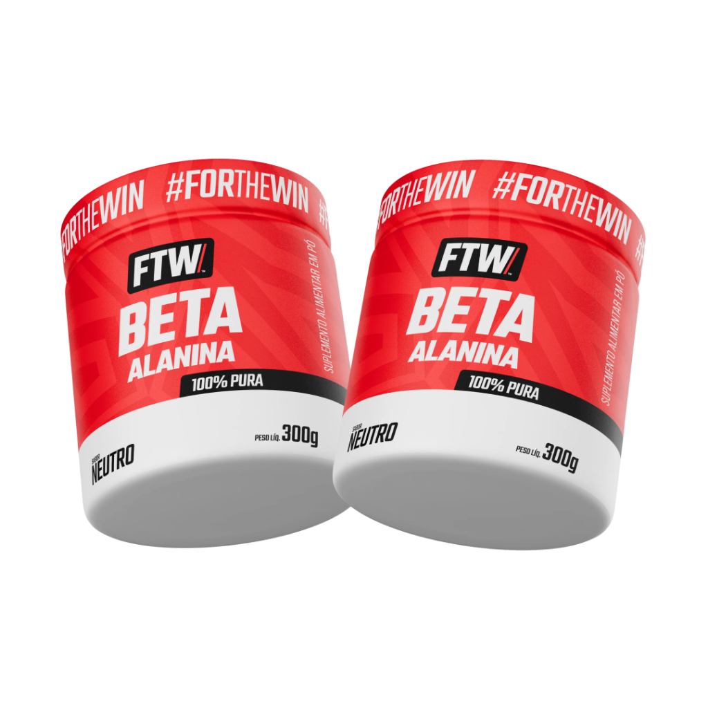 Kit 2x Beta Alanina 100% Pura 300g - FTW