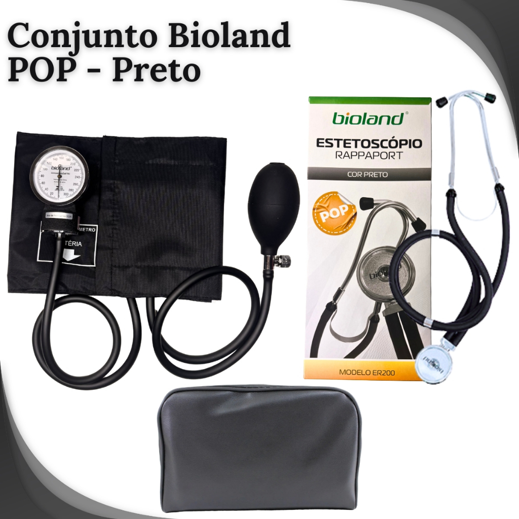 Conjunto Esteto Duplo Rappaport + Esfigmo Colorido