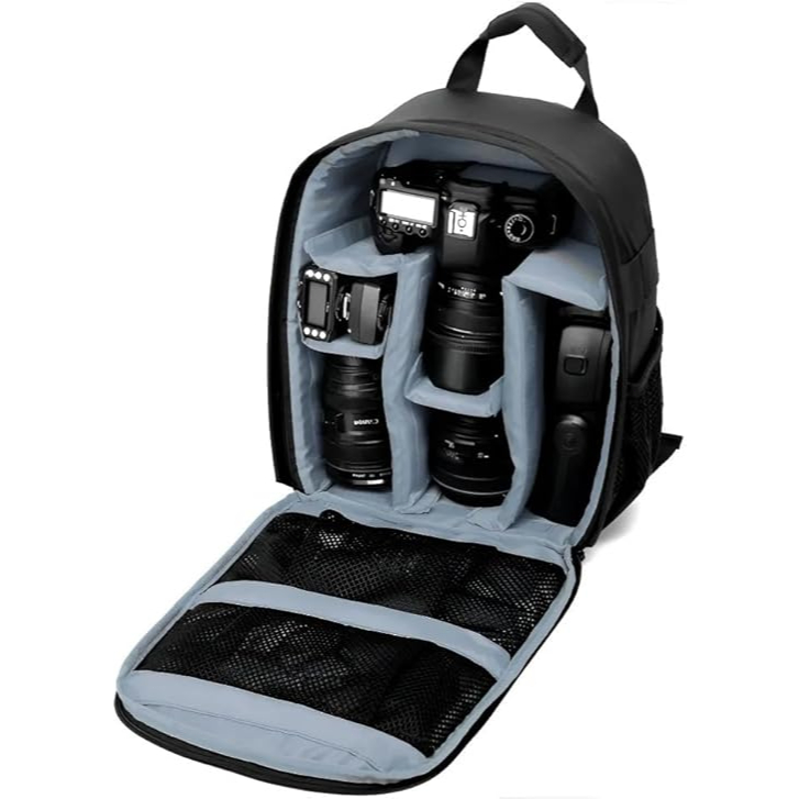 Mochila de Câmera Digital Profissional DSLR/Mirrorless Compartimentos Impermeavel Grande