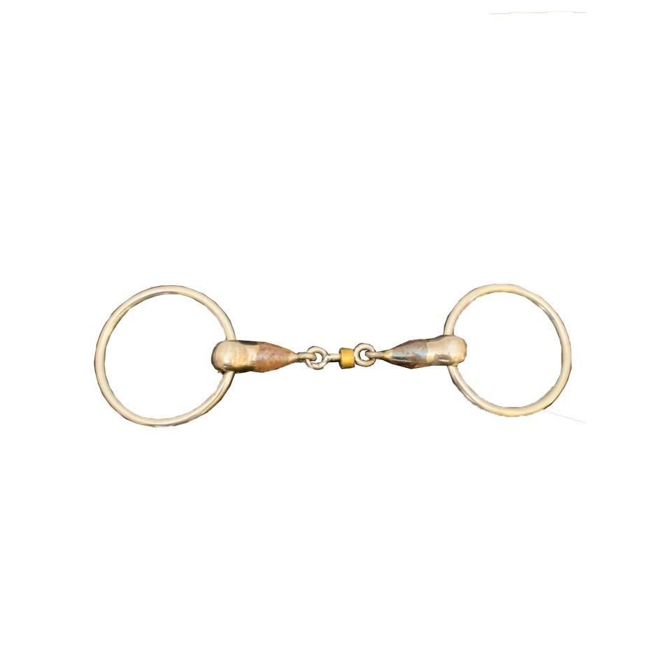 Bridão Argola 20mm Profissional Para Cavalo em Inox Reforçado
