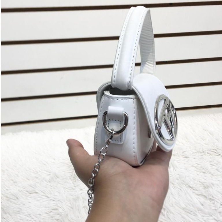 Mini Bolsa Moda Transversal Ombro Casual Corrente Bolsa Feminina (2075)