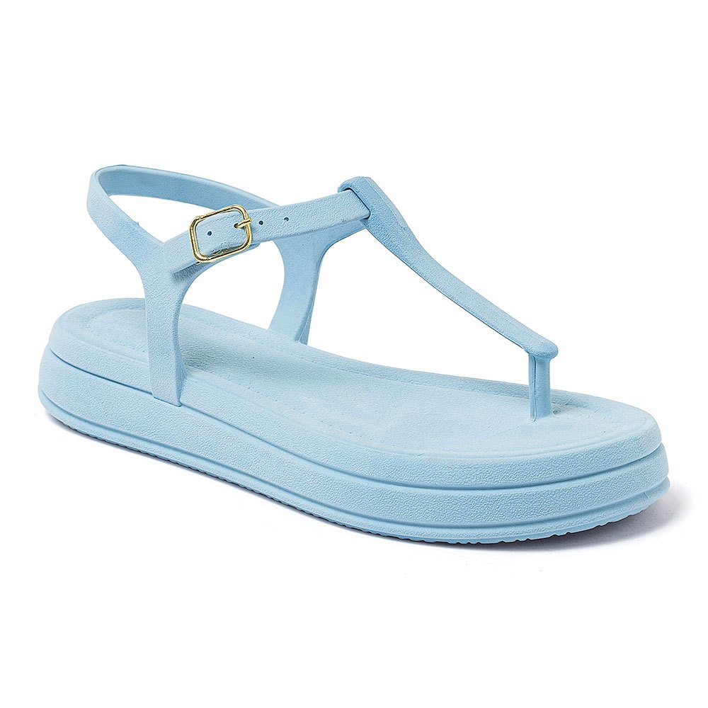 Detalhes do Sandália Feminina Flatform Fivela ajustável Leve e Confortável