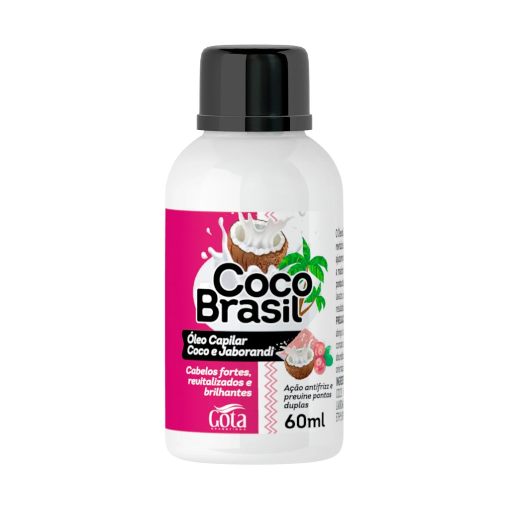 Óleo de Coco Gota Dourada Coco e Jaborandi Brasil 60ml