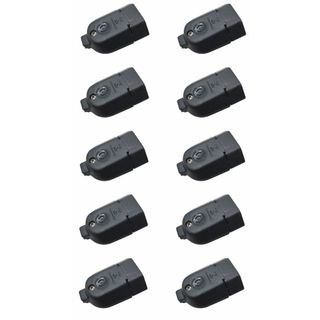 Plug Tomada Femea 10a Preto 10 Unidades