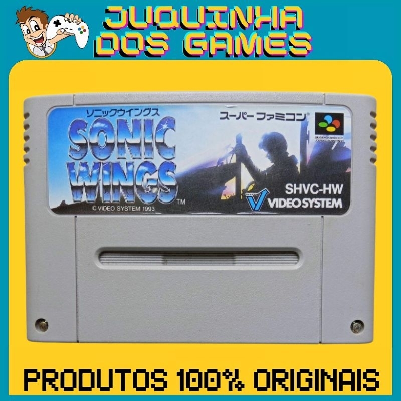 Sonic Wings Original Super Famicom - Super Nintendo