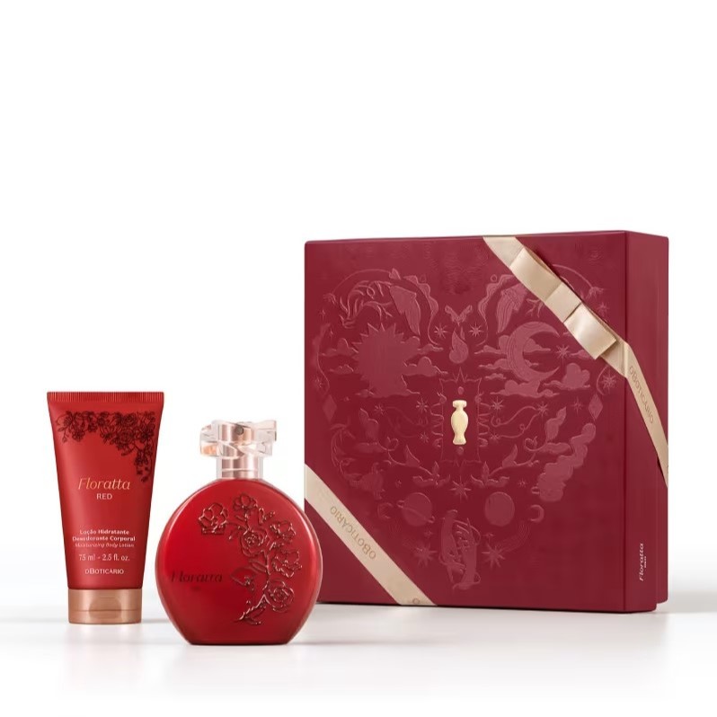 Estojo Floratta Red (Perfume, Hidratante) O Boticário