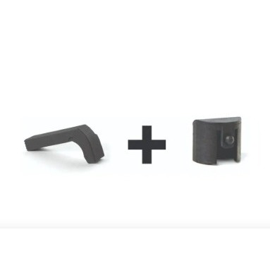 KIT RETEM DO CARREGADOR ALONGADO + PLUG DA EMPUNHADURA GLOCK G19 e G25 ATÉ 3ª GERAÇÃO