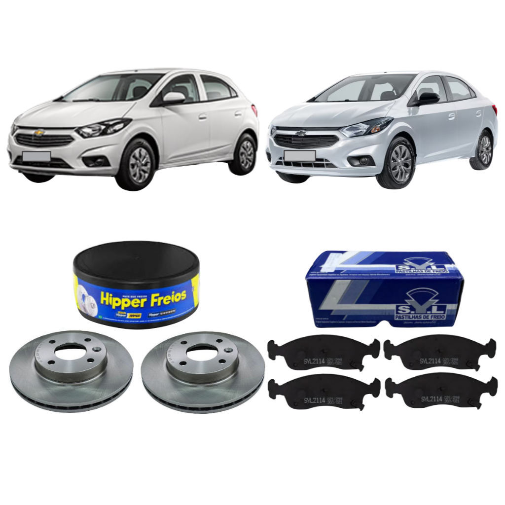 Kit Disco Dianteiro + Pastilha De Freio Joy Plus 1.0 2019 A 2023 Hipper Freios Syl