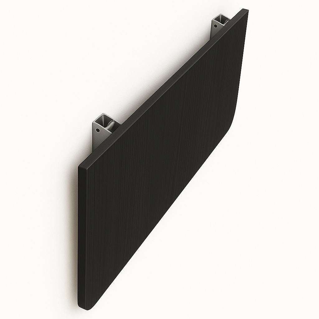Mesa Dobravel Retratil De Parede Com Suporte Acessorios Prateleira MDF Mesinha Banheiro Quarto Sala Escritorio