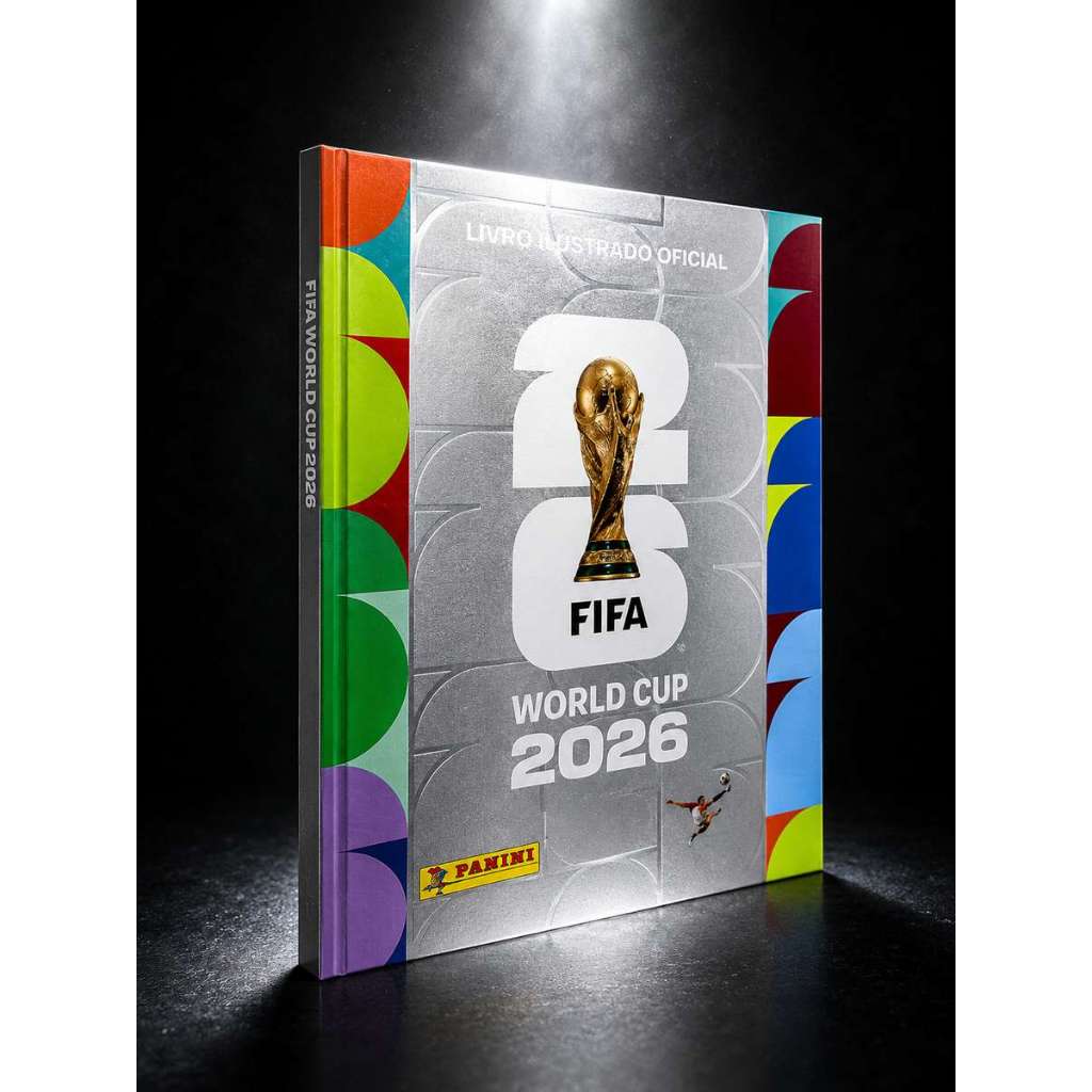 Album Copa do Mundo 2026 Capa Dura Prata