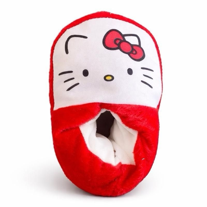 Pantufa Hello Kitty Peluciada Forrada Super Quentinha