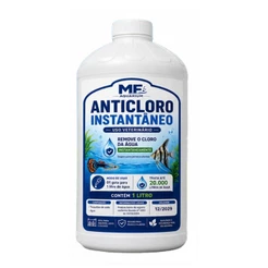 Anticloro Instantâneo Para Aquário, Lagos 1 Litro